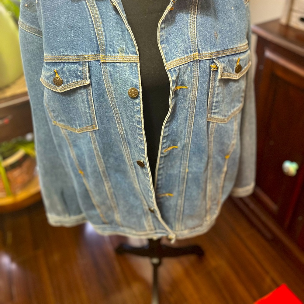 Sunbelt Vintage Denim Jacket. Size XL(runs big -closer to 1x.